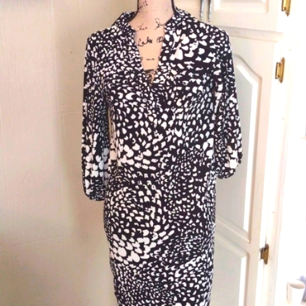 Banana Republic Modern Print Dress XS